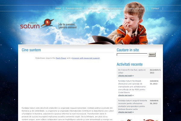 fundatiasaturn.ro site used Fundatia