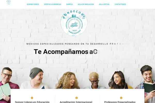 fundecorf.org site used Educatito