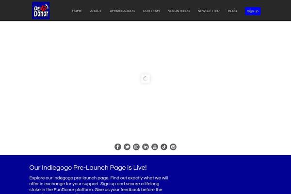 Jupiter Child theme site design template sample