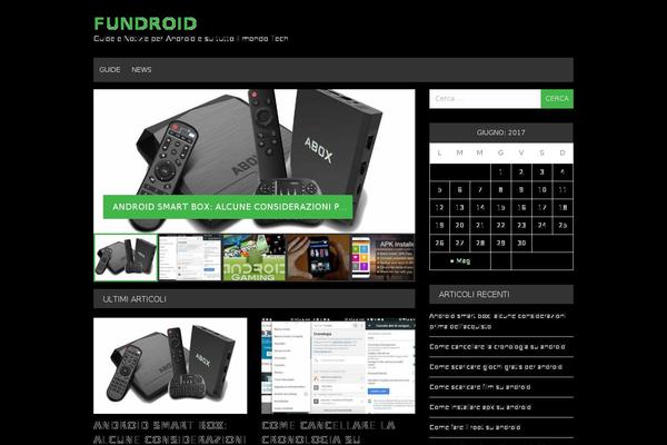 fundroid.it site used MekaNews Lite