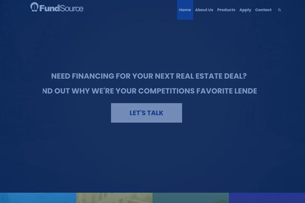 Finance-child theme site design template sample