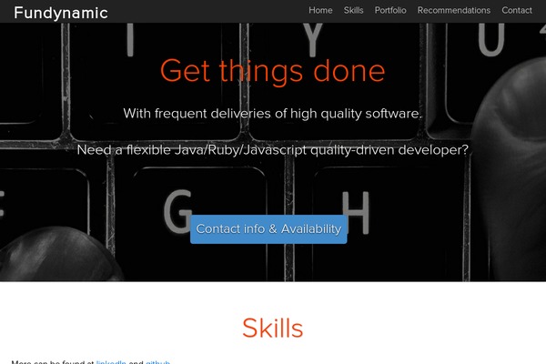 Titan theme site design template sample