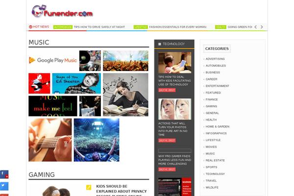 Viral theme site design template sample