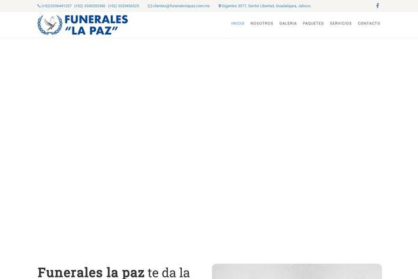 Obsequy theme site design template sample