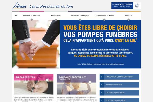 funeris.com site used Funeris