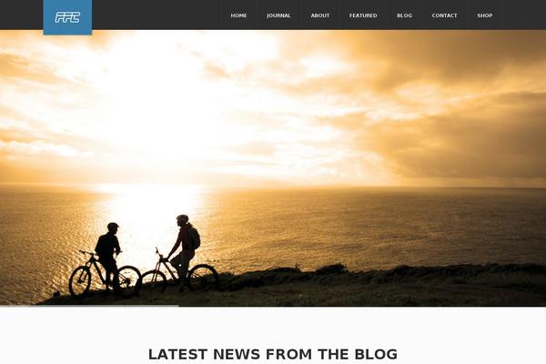 Frost theme site design template sample