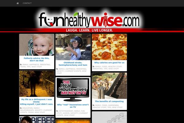 PR News theme site design template sample