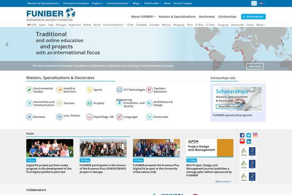 funiber.info site used Theme-twig-funiber