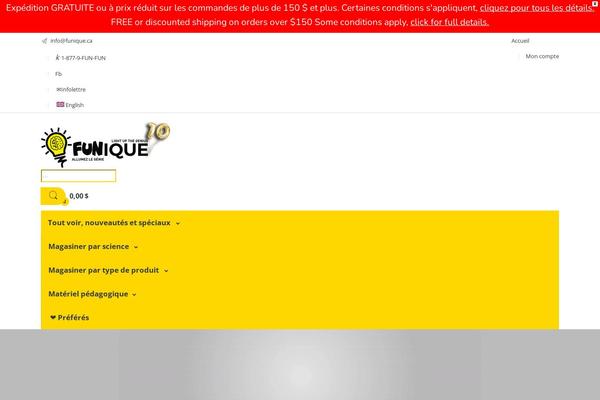Site using WPFront Notification Bar plugin