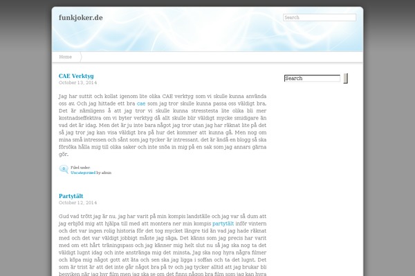 Azul theme site design template sample