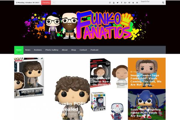 funkofanatics.com site used Newspaper-tf