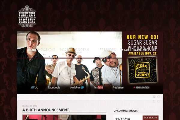 Grammy theme site design template sample
