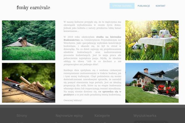 Zero theme site design template sample