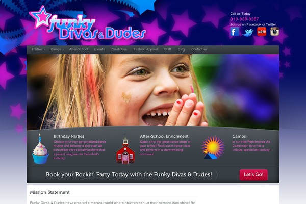 Mingle theme site design template sample