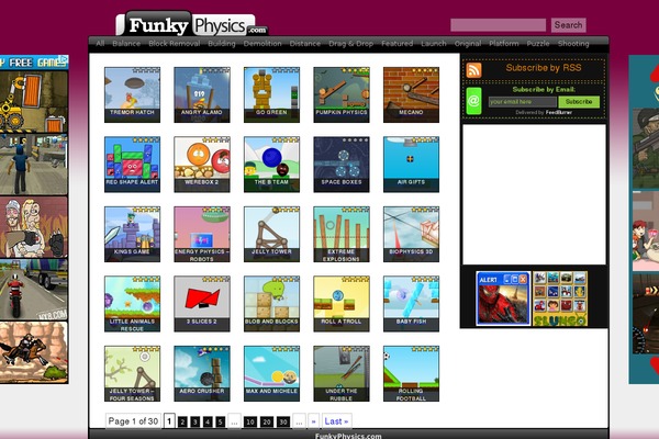 Site using Subscribe Here Widget plugin
