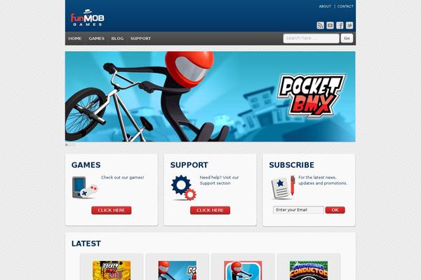 funmobgames.com site used Responsive-child-theme