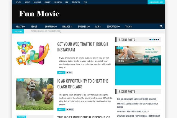 Newscode theme site design template sample