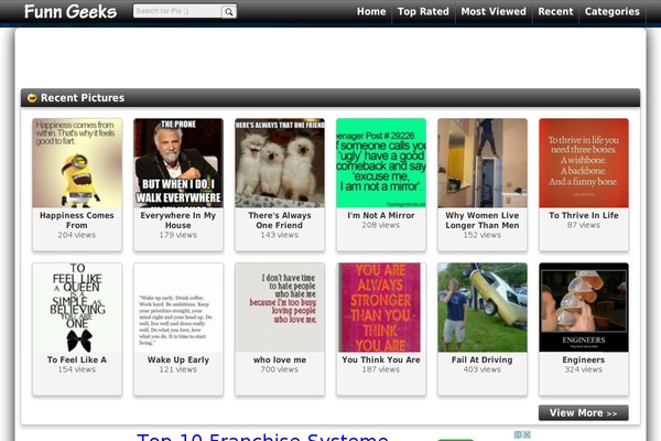 funngeeks.com site used Funnyplanettheme