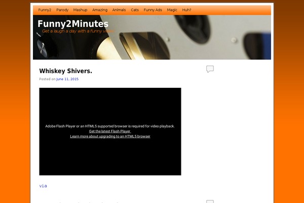 funny2minutes.com site used Casinotheme