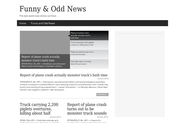 Magazine Premium theme site design template sample