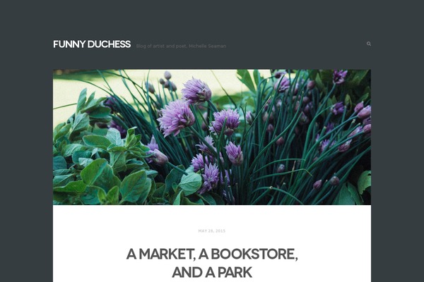 Hoffman theme site design template sample