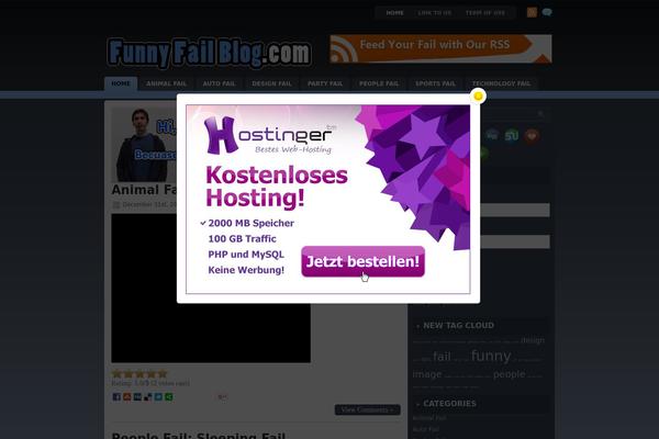 Daisy theme site design template sample