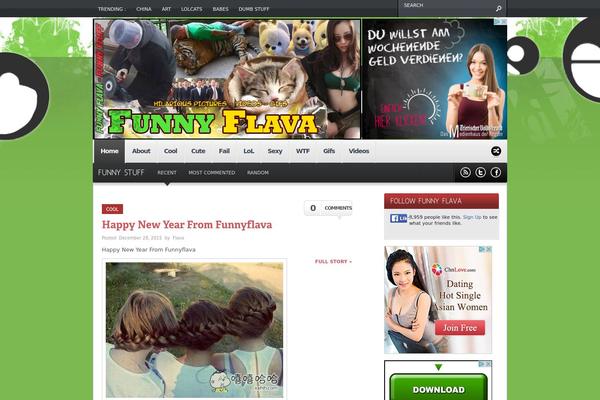 Continuum theme site design template sample