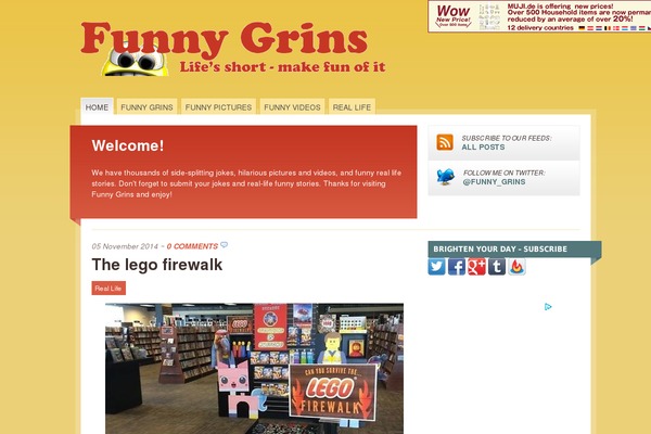 Mainstream theme site design template sample