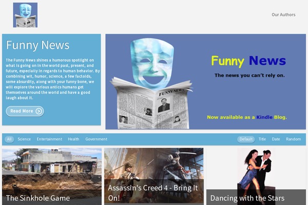 Metropolis theme site design template sample