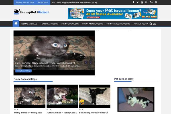 SuperMag theme site design template sample