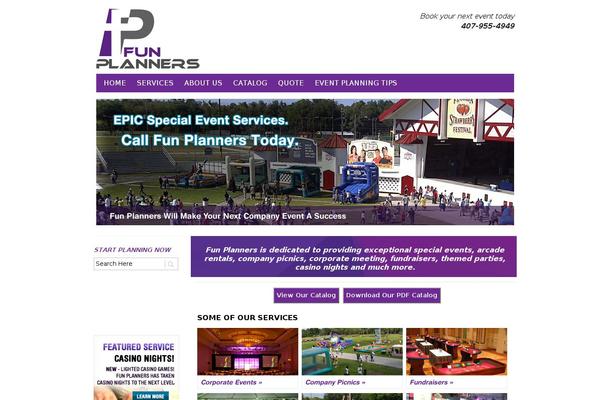 funplanners.com site used Sinatra Child Theme