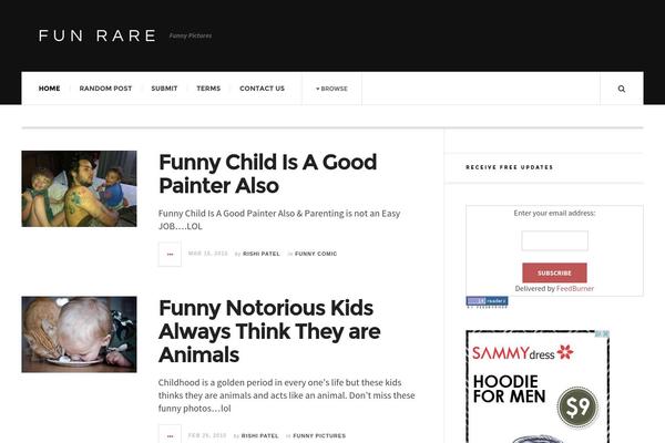 JustWrite theme site design template sample