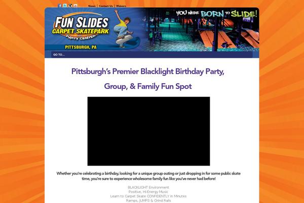 funslidespark.com site used Avada_pittsburgh-child