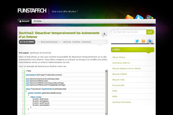 Site using Comment-rating plugin