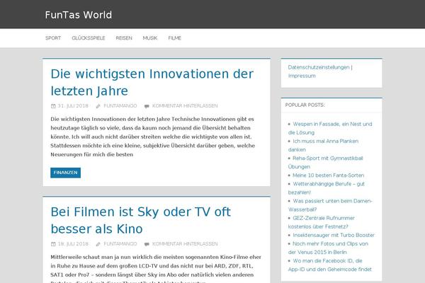 Admiral theme site design template sample