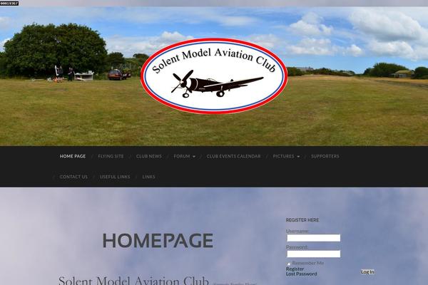 Hemingway theme site design template sample