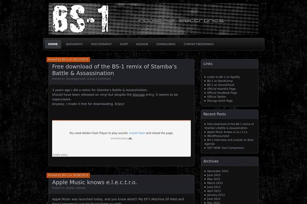 Parament theme site design template sample
