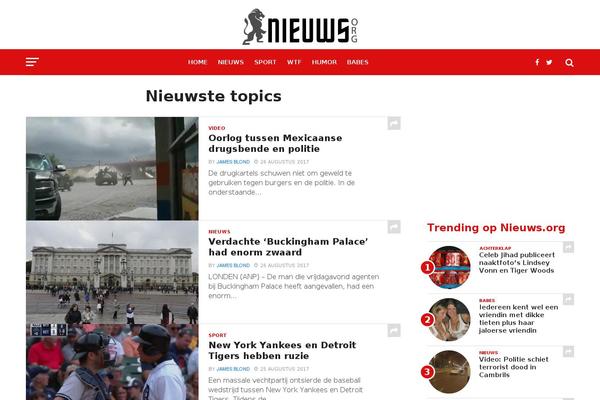 Site using Post-widget plugin