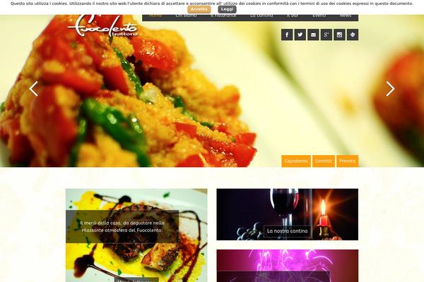Forked theme site design template sample