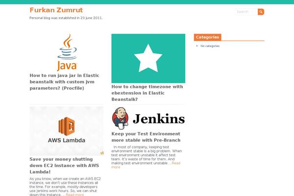 Adaptive Flat theme site design template sample