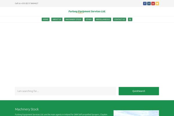 Total theme site design template sample
