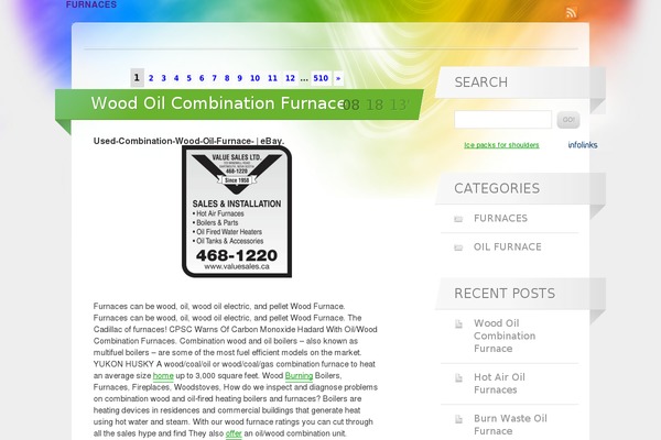 Spectrum theme site design template sample