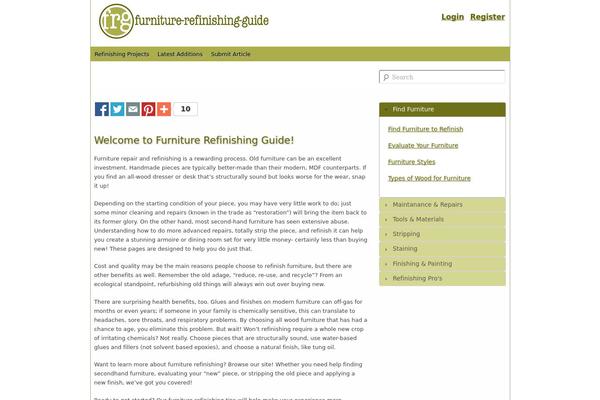 furniture-refinishing-guide.com site used Frg