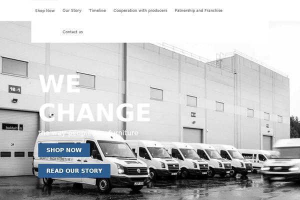 Stout theme site design template sample