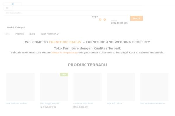 Martfury theme site design template sample