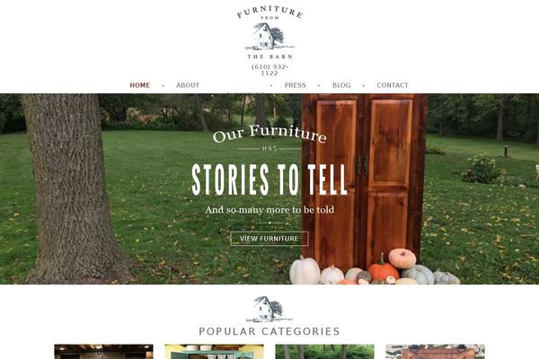 Bones theme site design template sample