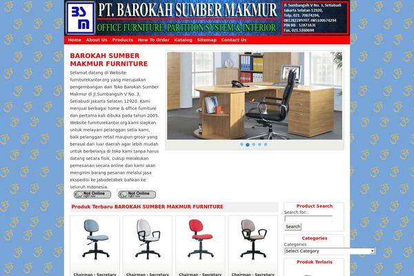 Virtamart theme site design template sample