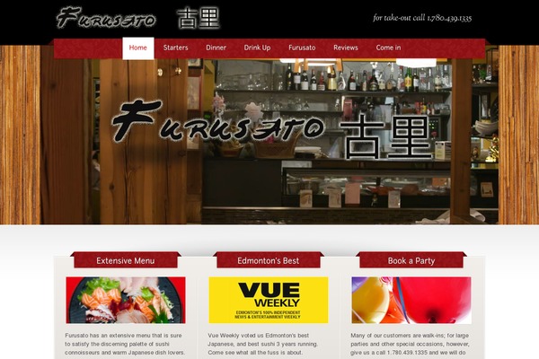 The Restaurant theme site design template sample