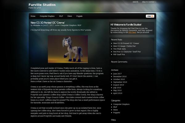 Pixel theme site design template sample