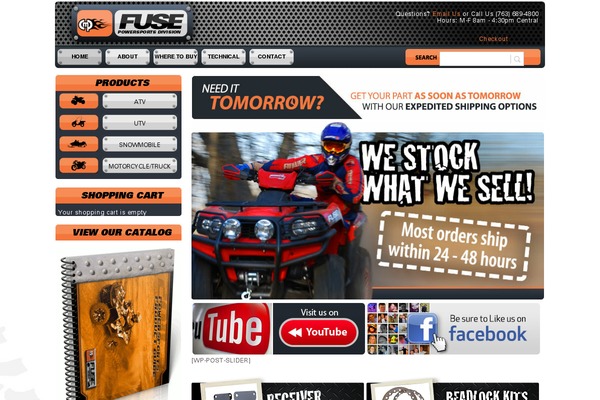 Vitrine theme site design template sample